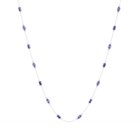 2.8 CTW Marquise & Emerald Colorstone Necklace – CAD image 5