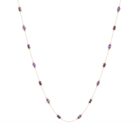 2.8 CTW Marquise & Emerald Colorstone Necklace – CAD image 6