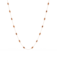 2.8 CTW Marquise & Emerald Colorstone Necklace – CAD image 10