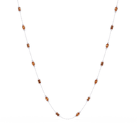 2.8 CTW Marquise & Emerald Colorstone Necklace – CAD image 11