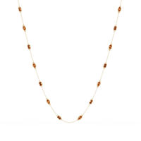2.8 CTW Marquise & Emerald Colorstone Necklace – CAD image 12