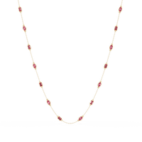 2.8 CTW Marquise & Emerald Colorstone Necklace – CAD image 19
