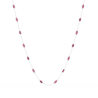 2.8 CTW Marquise & Emerald Colorstone Necklace – CAD image 20
