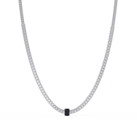 24.0 CTW Emerald-Cut Colorstone Necklace – CAD image 23
