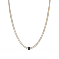 24.0 CTW Emerald-Cut Colorstone Necklace – CAD image 24