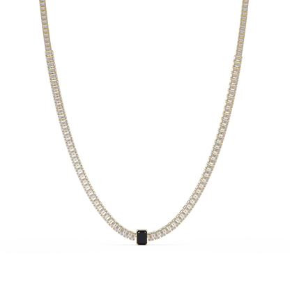 24.0 CTW Emerald-Cut Colorstone Necklace – CAD image 24
