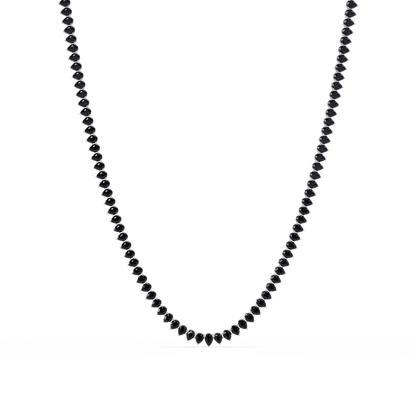 20.9 CTW Pear-Cut Colorstone Necklace – CAD image