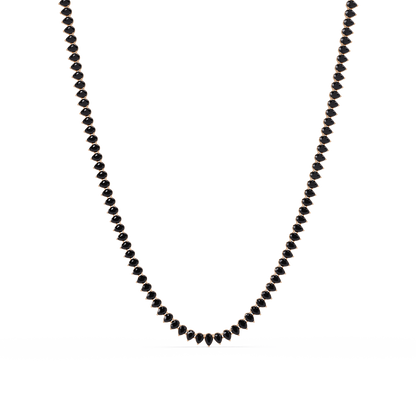 20.9 CTW Pear-Cut Colorstone Necklace – CAD image