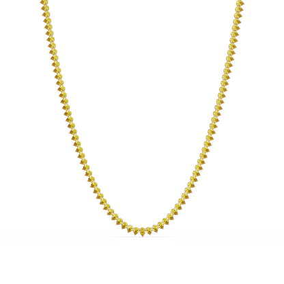 20.9 CTW Pear-Cut Colorstone Necklace – CAD image