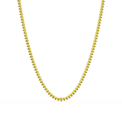 20.9 CTW Pear-Cut Colorstone Necklace – CAD image