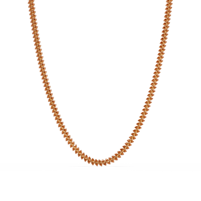 16.0 CTW Marquise-Cut Colorstone Tennis Necklace
