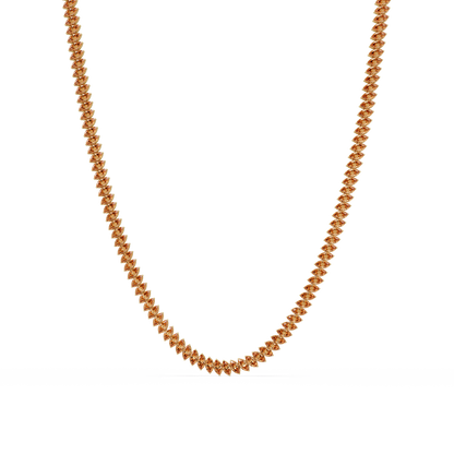 16.0 CTW Marquise-Cut Colorstone Tennis Necklace