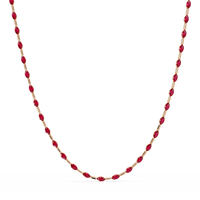 9.7 CTW Emerald-Cut Geometric Colorstone Necklace