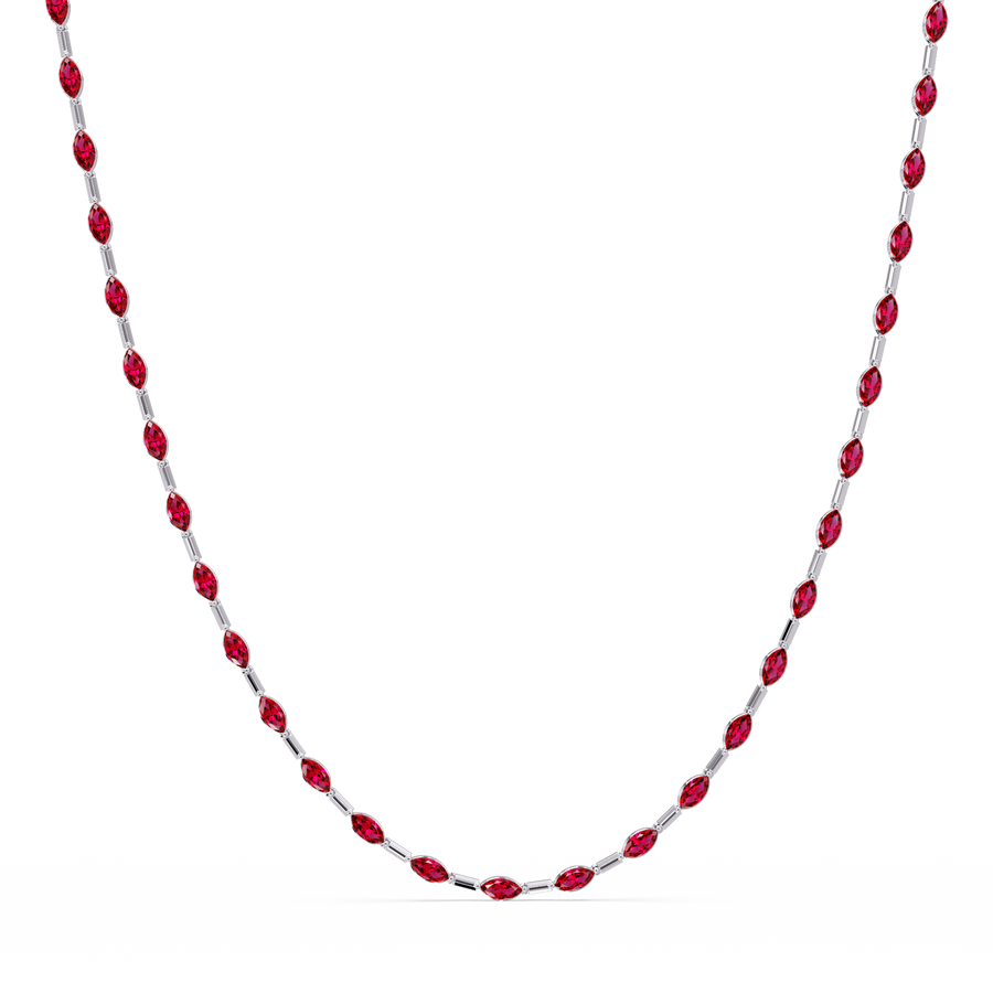 Colorstone Tennis Necklaces