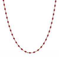 9.7 CTW Emerald-Cut Geometric Colorstone Necklace