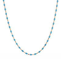 9.7 CTW Emerald-Cut Geometric Colorstone Necklace