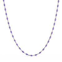9.7 CTW Emerald-Cut Geometric Colorstone Necklace