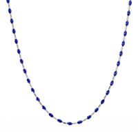 9.7 CTW Emerald-Cut Geometric Colorstone Necklace