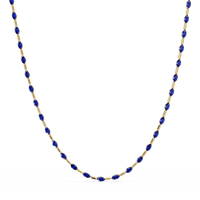 9.7 CTW Emerald-Cut Geometric Colorstone Necklace