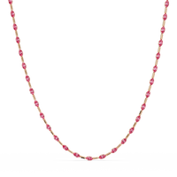 9.7 CTW Emerald-Cut Geometric Colorstone Necklace