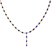 22.3 CTW Pear & Emerald Colorstone Tennis Necklace