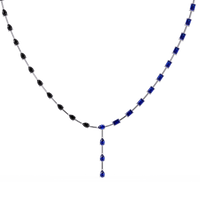 22.3 CTW Pear & Emerald Colorstone Tennis Necklace