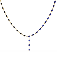 22.3 CTW Pear & Emerald Colorstone Tennis Necklace