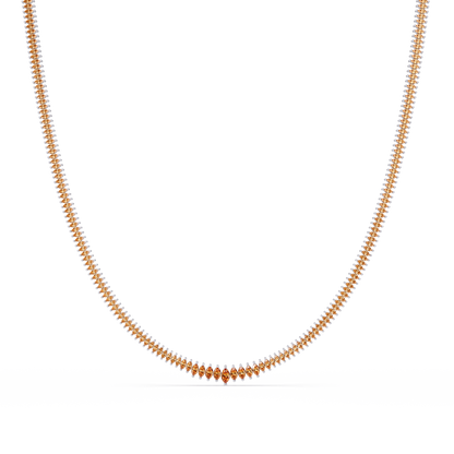 5.3 CTW Graduated Marquise-Cut Colorstone Tennis Necklace – CAD image 6243