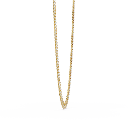 19.44 Ct Pear and Round Diamond Tennis Necklace 14K Gold Lab Grown Diamonds