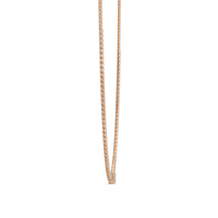 24 Ct Emerald Cut Lab Grown Diamond Tennis Necklace 14K Gold — product image 12