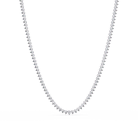 20.86 Ct Pear Diamond Tennis Necklace In 14K Gold Lab Grown Diamonds — product image 2