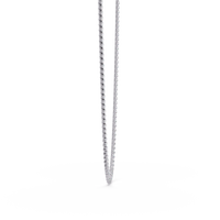 20.86 Ct Pear Diamond Tennis Necklace In 14K Gold Lab Grown Diamonds — product image 5