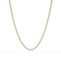 20.86 Ct Pear Diamond Tennis Necklace In 14K Gold Lab Grown Diamonds — product image 10