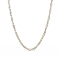 15.98 Ct Marquise Diamond Tennis Necklace 14K Gold Lab Grown — product image 2