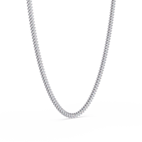 15.98 Ct Marquise Diamond Tennis Necklace 14K Gold Lab Grown — product image 6