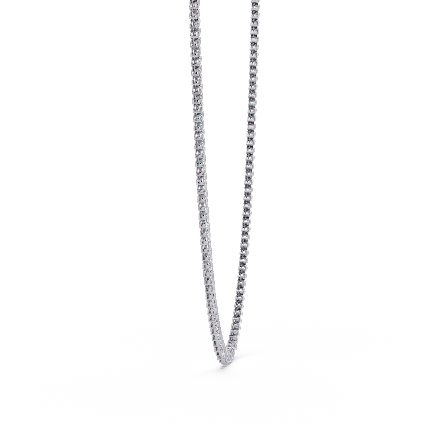 15.98 Ct Marquise Diamond Tennis Necklace 14K Gold Lab Grown