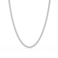 15.98 Ct Marquise Diamond Tennis Necklace 14K Gold Lab Grown — product image 4