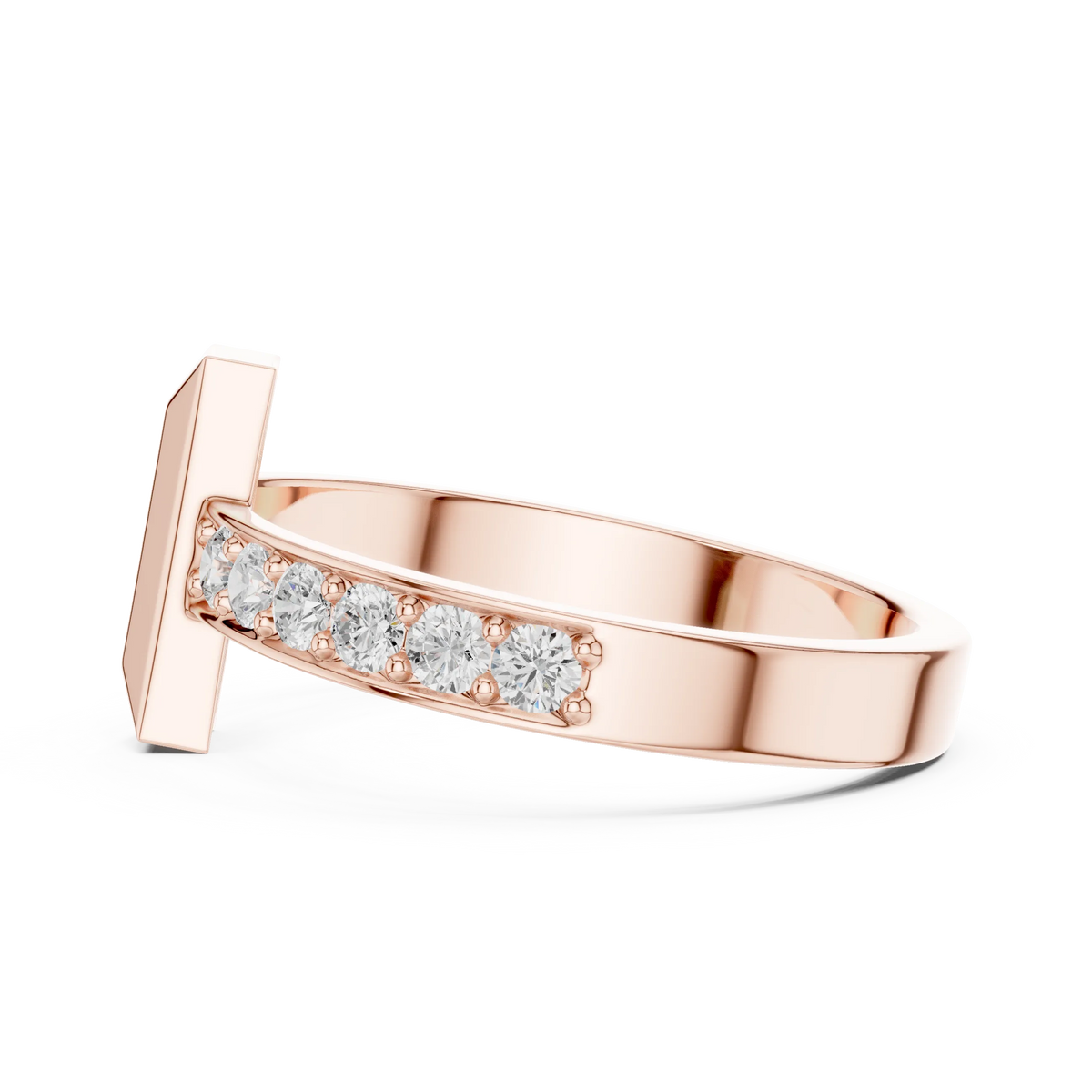 Men's T-Bar Diamond Ring