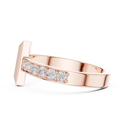 Men's T-Bar Diamond Ring
