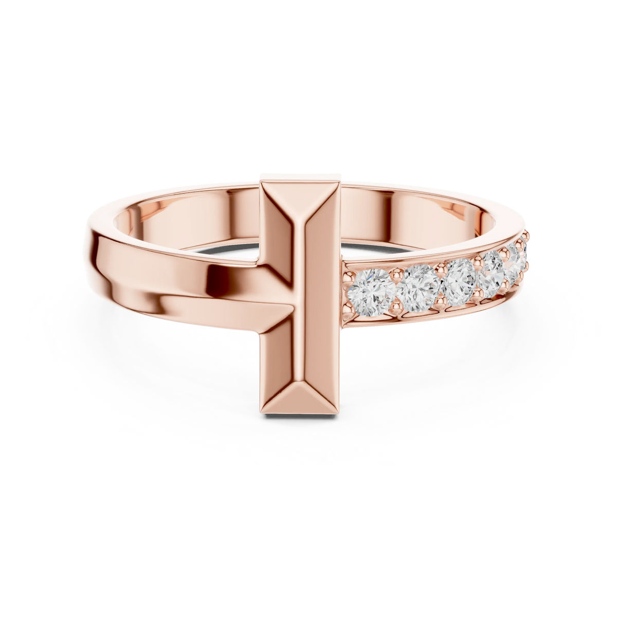 Men's T-Bar Diamond Ring