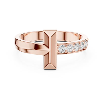 Men's T-Bar Diamond Ring