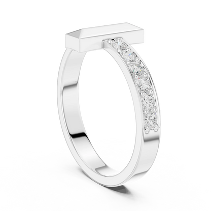 Men's T-Bar Diamond Ring