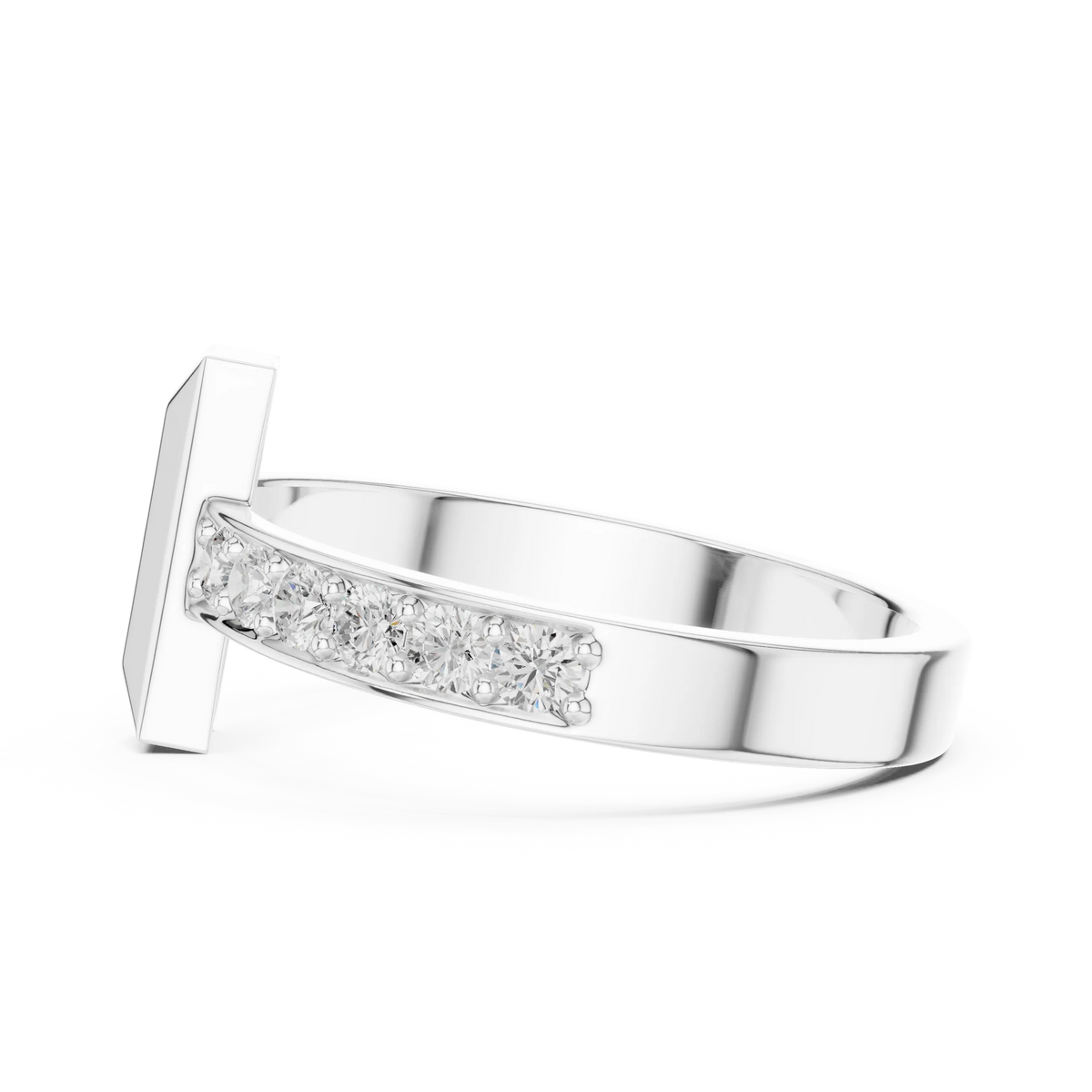 Men's T-Bar Diamond Ring