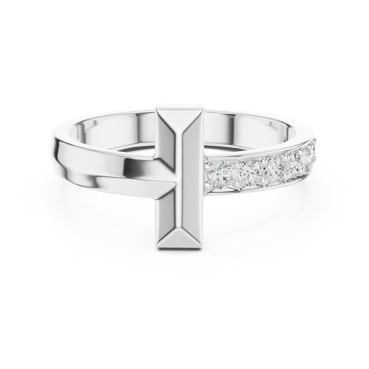 Men's T-Bar Diamond Ring