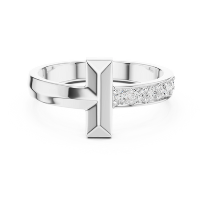 Men's T-Bar Diamond Ring