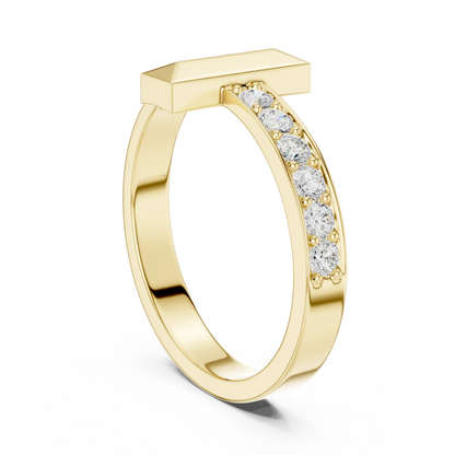 Men's T-Bar Diamond Ring