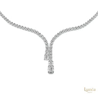 Waterfalls Halfway Diamond Necklace