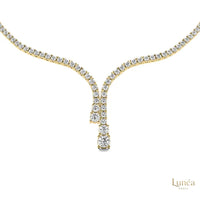 Waterfalls Halfway Diamond Necklace