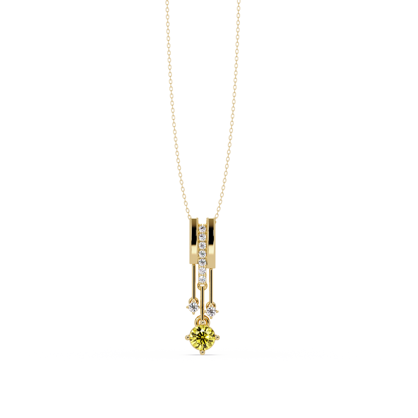 Citrine Yellow - 14K Yellow Gold