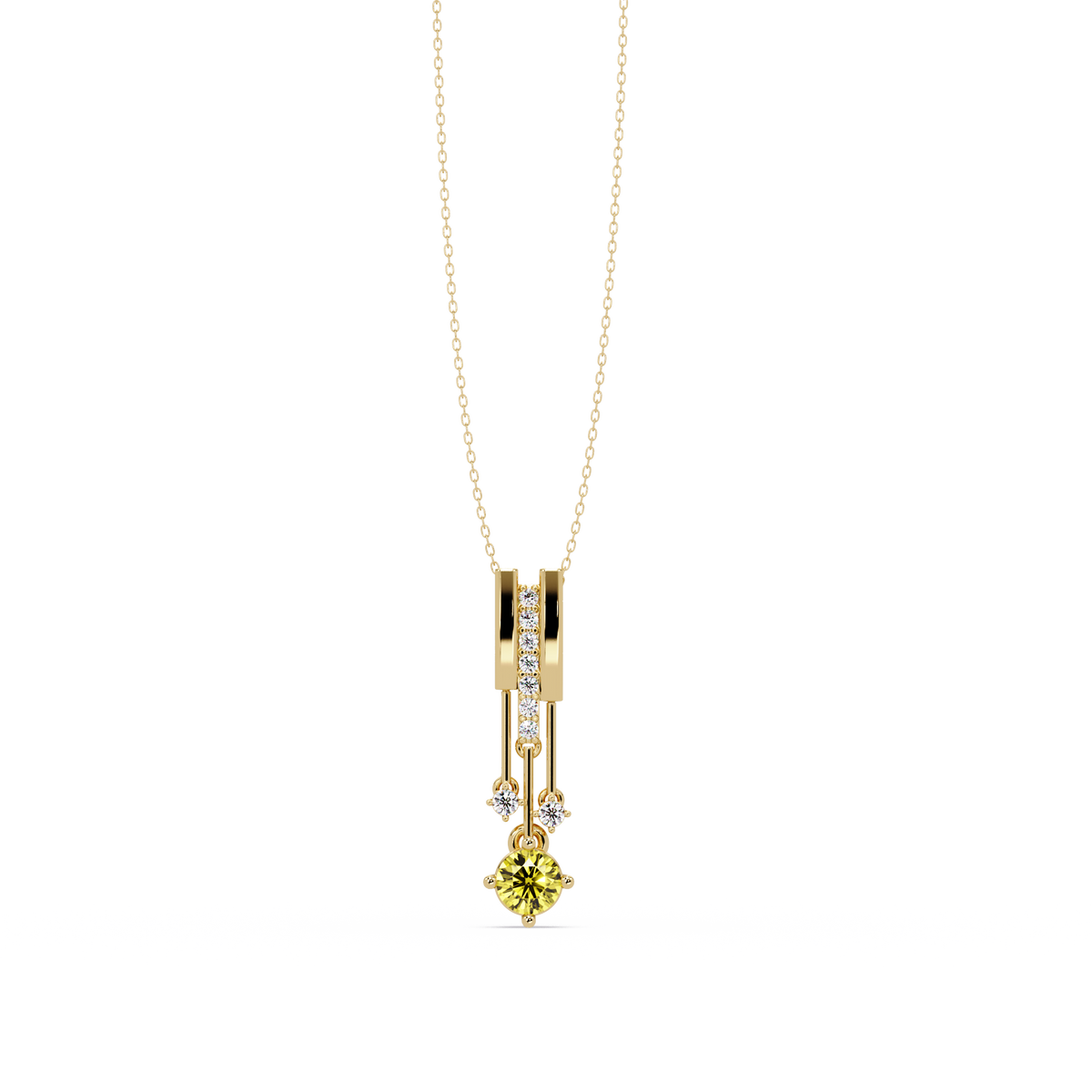 Citrine Yellow - 14K Yellow Gold